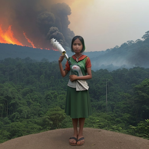 Melindungi Tanahairku: Strategi LSM untuk Mencegah Kebakaran Hutan yang Mengancam Lingkungan dan Keberlangsungan Hayati.